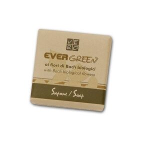 Sapone quadrato 20gr_ Linea VERO EVERGREEN_400pz