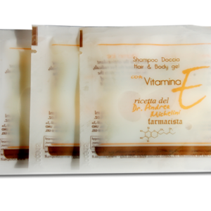 Shampoodoccia in bustina trasparente da 10 ml-1000pz-Linea Vitaminica